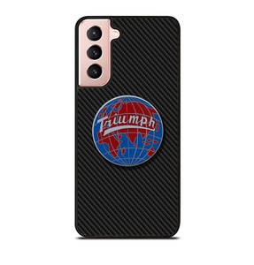 TRIUMPH WORLDWIDE LOGO CARBON Samsung Galaxy S21 Case TRIUMPH WORLDWIDE LOGO CARBON Samsung Galaxy S21 Case