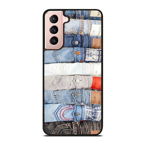 TRUE RELIGION BRAND JEANS COLLAGE Samsung Galaxy S21 Case TRUE RELIGION BRAND JEANS COLLAGE Samsung Galaxy S21 Case