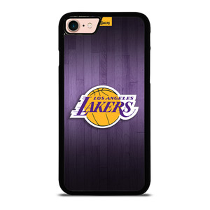 LA LAKERS WOOD DESIGN iPhone 8 Case