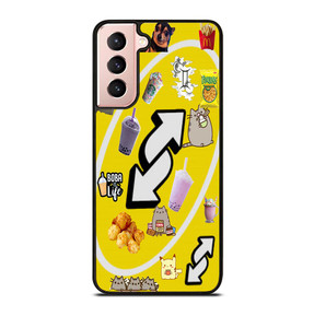 UNO REVERSE CARD CUTE COLLAGE Samsung Galaxy S21 Case UNO REVERSE CARD CUTE COLLAGE Samsung Galaxy S21 Case