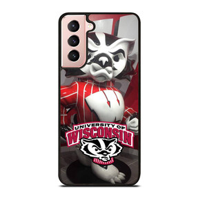 WISCONSIN BADGER MASCOT Samsung Galaxy S21 Case WISCONSIN BADGER MASCOT Samsung Galaxy S21 Case