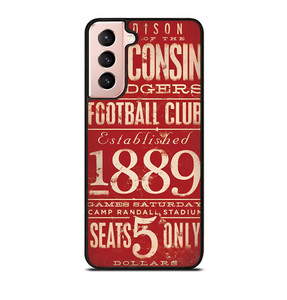 WISCONSIN BADGER OLD TICKET Samsung Galaxy S21 Case WISCONSIN BADGER OLD TICKET Samsung Galaxy S21 Case