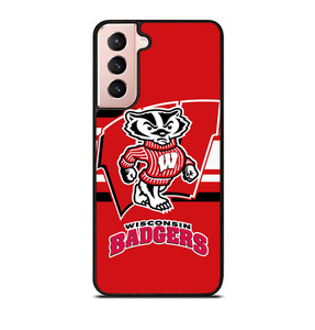 WISCONSIN BADGER SYMBOL Samsung Galaxy S21 Case WISCONSIN BADGER SYMBOL Samsung Galaxy S21 Case