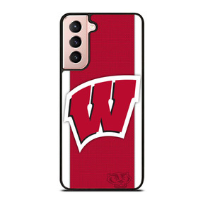 WISCONSIN BADGERS LOGO Samsung Galaxy S21 Case WISCONSIN BADGERS LOGO Samsung Galaxy S21 Case