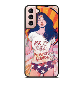 WONDER WOMAN QUOTE Samsung Galaxy S21 Case WONDER WOMAN QUOTE Samsung Galaxy S21 Case