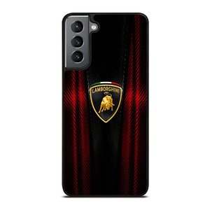 LAMBORGHINI RED CARBON Samsung Galaxy S21 Plus Case