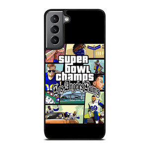 LOS ANGELES RAMS CHAMPIONS CARTOON Samsung Galaxy S21 Plus Case