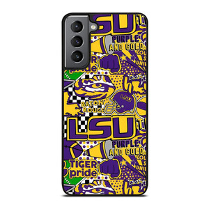 LSU Tigers UNIVERSUTY COLLAGE Samsung Galaxy S21 Plus Case