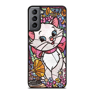 MARIE THE ARISTOCATS CAT STENED GLASS Samsung Galaxy S21 Plus Case