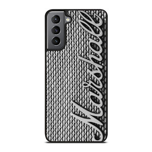 MARSHALL AMPLIFIER METAL EMBLEM Samsung Galaxy S21 Plus Case