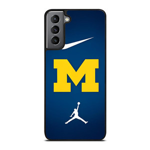 MICHIGAN WOLVERINES NIKE JORDAN Samsung Galaxy S21 Plus Case MICHIGAN WOLVERINES NIKE JORDAN Samsung Galaxy S21 Plus Case