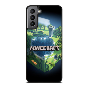 MINECRAFT GAME WORLD LOGO Samsung Galaxy S21 Plus Case MINECRAFT GAME WORLD LOGO Samsung Galaxy S21 Plus Case