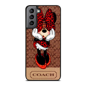 MINNIE MOUSE COACH Samsung Galaxy S21 Plus Case MINNIE MOUSE COACH Samsung Galaxy S21 Plus Case