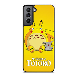 MY NEIGHBOR TOTORO X PIKACHU POKEMON Samsung Galaxy S21 Plus Case