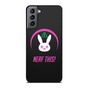 NERF THIS OVERWATCH D.VA Samsung Galaxy S21 Plus Case NERF THIS OVERWATCH D.VA Samsung Galaxy S21 Plus Case