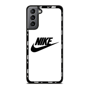 NIKE SWOOSH ROUND WHITE Samsung Galaxy S21 Plus Case
