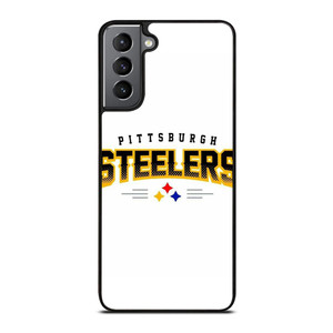 PITTSBURGH STEELERS WHITE WALL Samsung Galaxy S21 Plus Case