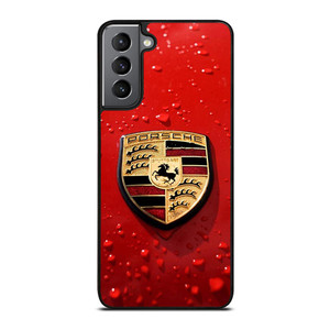 PORSCHE RED EMBLEM Samsung Galaxy S21 Plus Case