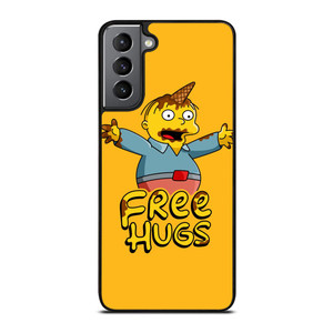 RALPH WIGGUM THE SIMPSONS FREE HUG Samsung Galaxy S21 Plus Case RALPH WIGGUM THE SIMPSONS FREE HUG Samsung Galaxy S21 Plus Case