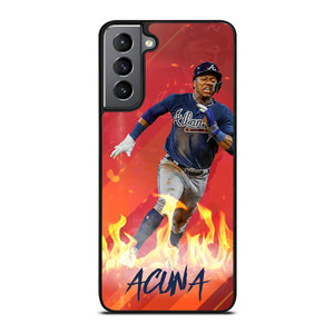 RONALD ACUNA JR ATLANTA BRAVES BASEBALL MLB Samsung Galaxy S21 Plus Case