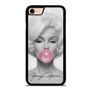MARILYN MONROE PINK BUBBLEGUM ART iPhone 8 Case