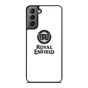 ROYAL ENFIELD WHITE LOGO Samsung Galaxy S21 Plus Case