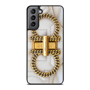 SALVATORE FERRAGAMO EMBLEM Samsung Galaxy S21 Plus Case SALVATORE FERRAGAMO EMBLEM Samsung Galaxy S21 Plus Case
