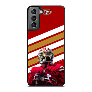 San Francisco 49ers STRIPS NFL Samsung Galaxy S21 Plus Case
