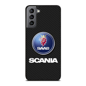 SCANIA TRUCK SAAB CARBON LOGO Samsung Galaxy S21 Plus Case