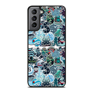 SEATTLE KRAKEN OCTOPUS COLLAGE Samsung Galaxy S21 Plus Case