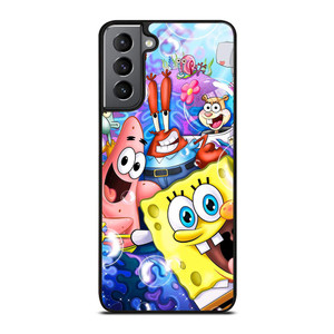 SPONGEBOB AND FRIEND BUBLE Samsung Galaxy S21 Plus Case SPONGEBOB AND FRIEND BUBLE Samsung Galaxy S21 Plus Case
