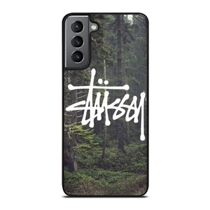 STUSSY SPOOKY FOREST LOGO Samsung Galaxy S21 Plus Case