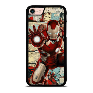 MARVEL IRONMAN COLLAGE COMIC iPhone 8 Case