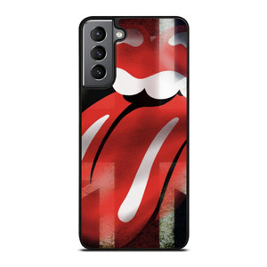 THE ROLLING STONES BRITISH FLAG LOGO Samsung Galaxy S21 Plus Case THE ROLLING STONES BRITISH FLAG LOGO Samsung Galaxy S21 Plus Case
