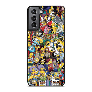 THE SIMPSONS ALL COLLAGE Samsung Galaxy S21 Plus Case