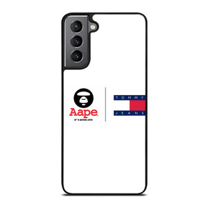 TOMMY HILFIGER A BATHING APE LOGO Samsung Galaxy S21 Plus Case