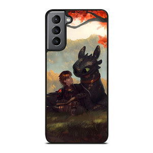 TOOTHLESS AND HICCUP ART Samsung Galaxy S21 Plus Case