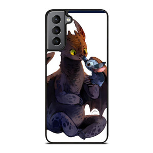 TOOTHLESS AND STITCH CARTOON 2 Samsung Galaxy S21 Plus Case