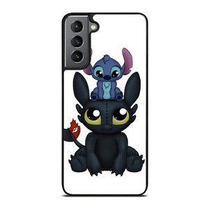 TOOTHLESS AND STITCH CARTOON Samsung Galaxy S21 Plus Case