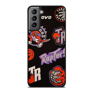 TORONTO RAPTORS LOGO COLLAGE Samsung Galaxy S21 Plus Case