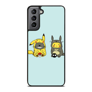 TOTORO X PIKACHU CARTOON Samsung Galaxy S21 Plus Case