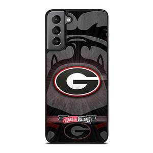 UNIVERSITY OF GEORGIA BULLDOGS UGA BLACK Samsung Galaxy S21 Plus Case