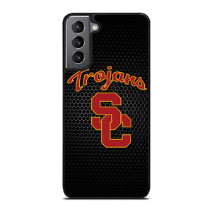 USC TROJANS RUSTY METAL LOGO Samsung Galaxy S21 Plus Case