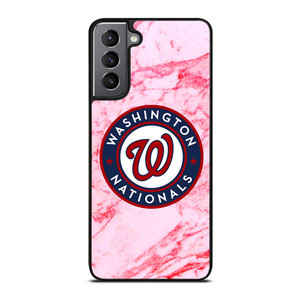 WASHINGTON NATIONALS PINK MARBLE Samsung Galaxy S21 Plus Case