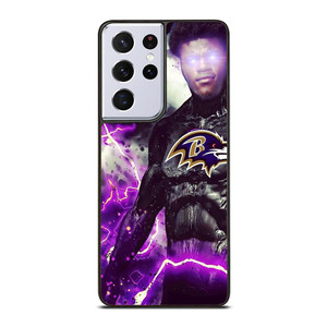 LAMAR JACKSON BALTIMORE RAVENS ART Samsung Galaxy S21 Ultra Case