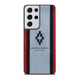 MARCELO BURLON STRIPE LOGO Samsung Galaxy S21 Ultra Case MARCELO BURLON STRIPE LOGO Samsung Galaxy S21 Ultra Case