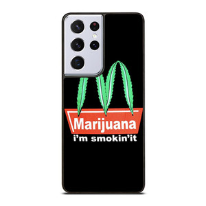 MARIJUANA X MCDONALD FUNNY Samsung Galaxy S21 Ultra Case