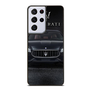 MASERATI CAR BLACK LOGO Samsung Galaxy S21 Ultra Case