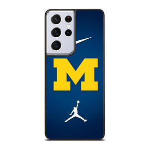 MICHIGAN WOLVERINES NIKE JORDAN Samsung Galaxy S21 Ultra Case MICHIGAN WOLVERINES NIKE JORDAN Samsung Galaxy S21 Ultra Case