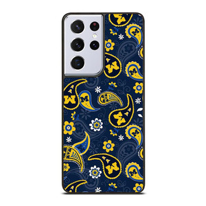 MICHIGAN WOLVERINES PATTERN Samsung Galaxy S21 Ultra Case